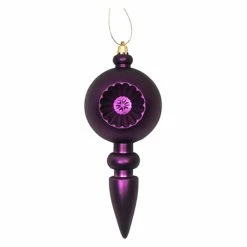 Cheap ⭐ Christmas Ornament Sets DAK 7.5 In. Shatterproof Reflector Finial Christmas Ornament - Set Of 4 ✔️