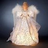Wholesale 😍 Kurt S Adler 🥰 Christmas Tree Toppers White/Silver Angel Treetopper ⭐