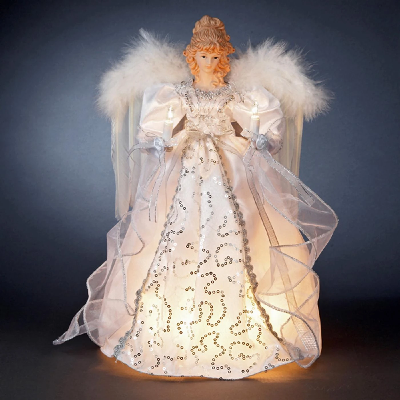 Wholesale ๐ Kurt S Adler ๐ฅฐ Christmas Tree Toppers White/Silver Angel Treetopper โญ 3 Wholesale ๐ Kurt S Adler ๐ฅฐ Christmas Tree Toppers White/Silver Angel Treetopper โญ