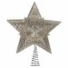 Coupon 👍 Kurt S Adler Christmas Tree Toppers Kurt Adler 13.5 In. Platinum Glitter With Ivory Pearls Star Tree Topper 🎁 -Jolly Ornaments Shop masterKSA1547