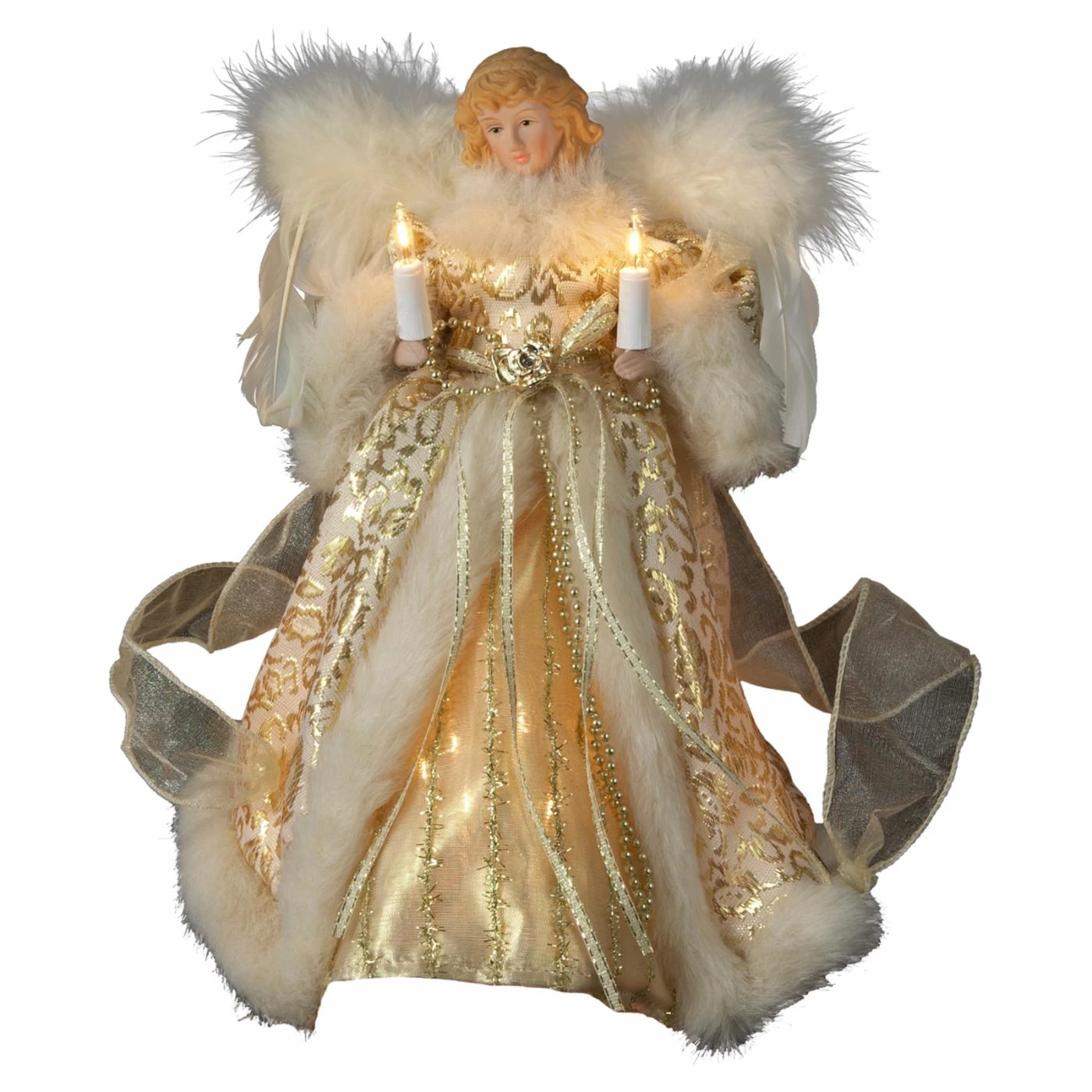 Buy ๐ Kurt S Adler Christmas Tree Toppers Kurt Adler 10 In. Ivory / Gold Angel Tree Topper ๐ 3 Buy ๐ Kurt S Adler Christmas Tree Toppers Kurt Adler 10 In. Ivory / Gold Angel Tree Topper ๐