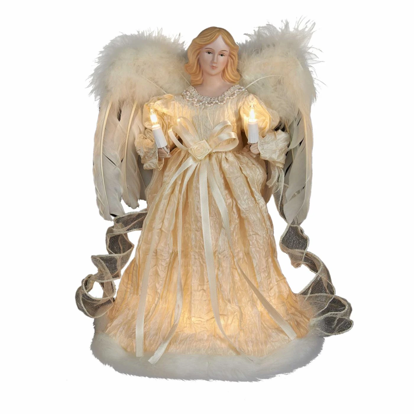Best Sale ๐งจ Kurt S. Adler ๐ Christmas Tree Toppers Kurt Adler 12 In. 10 Light Ivory Angel Treetop โ 3 Best Sale ๐งจ Kurt S. Adler ๐ Christmas Tree Toppers Kurt Adler 12 In. 10 Light Ivory Angel Treetop โ