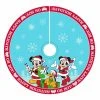 Buy 👏 Kurt S. Adler Christmas Tree Skirts & Collars Kurt Adler 48 In. Mickey And Minnie Print Satin Tree 😍 Skirt ✔️ -Jolly Ornaments Shop masterKSA1943