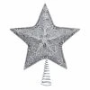 New ✔️ Kurt S. Adler 🎁 Christmas Tree Toppers Kurt Adler 13.5 In. Silver Star Tree Topper ✨
