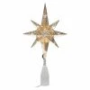 Best deal ✔️ Kurt S. Adler Christmas Tree Toppers Kurt Adler UL 10-Light Gold Bethlehem Star Tree Topper 🎁 -Jolly Ornaments Shop masterKSA2163
