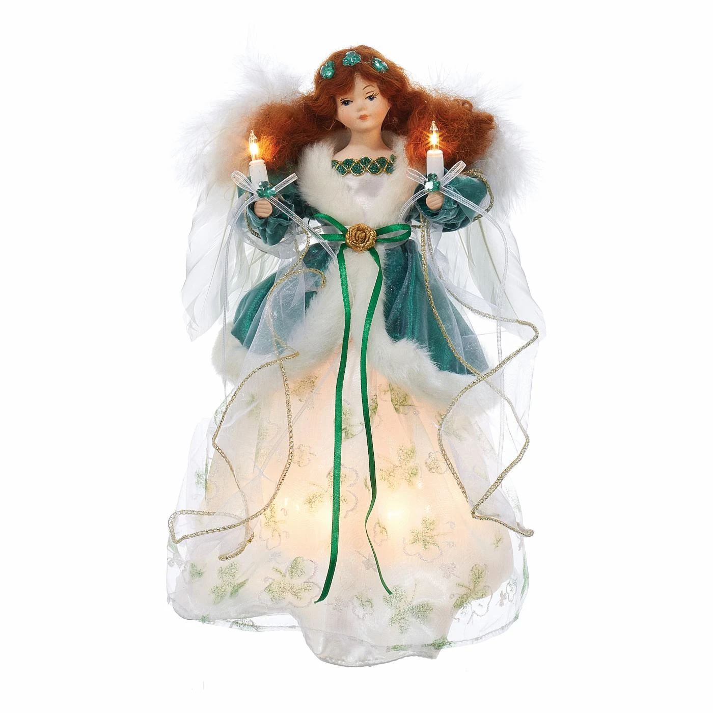 Best deal ๐ Kurt S. Adler Christmas Tree Toppers Kurt Adler 12 In. UL 10-Light Irish Angel Tree Topper ๐ 3 Best deal ๐ Kurt S. Adler Christmas Tree Toppers Kurt Adler 12 In. UL 10-Light Irish Angel Tree Topper ๐