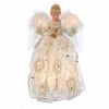Brand new 🧨 Kurt S. Adler ✨ Christmas Tree Toppers Kurt Adler 12 In. UL 10-Light Ivory And Gold Angel Tree Topper ⌛ 1 Brand new 🧨 Kurt S. Adler ✨ Christmas Tree Toppers Kurt Adler 12 In. UL 10-Light Ivory And Gold Angel Tree Topper ⌛ -Jolly Ornaments Shop masterKSA2165