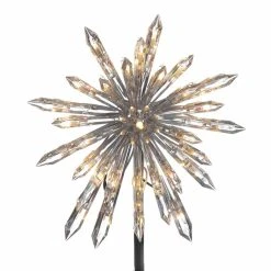 Best deal 🌟 Christmas Tree Toppers Kurt S. Adler UL 30-Light Crystal Snowflake Treetop ❤️