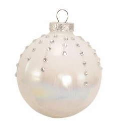 Best Pirce ⌛ White Ornaments Kurt S. Adler Pearl White Ball Ornaments - Set Of 6 ✨