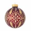 Coupon 😍 Yellow Ornaments Kurt S. Adler Burgundy And Gold Patterned Ball Ornaments - Set Of 6 ❤️ 2 Coupon 😍 Yellow Ornaments Kurt S. Adler Burgundy And Gold Patterned Ball Ornaments - Set Of 6 ❤️ -Jolly Ornaments Shop masterKSA2729