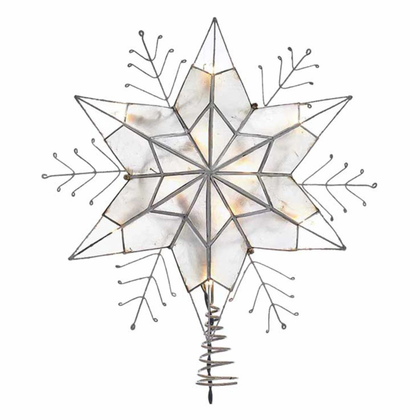Flash Sale ๐งจ Christmas Tree Toppers Kurt S. Adler 10 Light Capiz Star Snowflakes Tree Topper ๐ฅฐ 3 Flash Sale ๐งจ Christmas Tree Toppers Kurt S. Adler 10 Light Capiz Star Snowflakes Tree Topper ๐ฅฐ