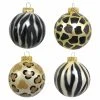 Outlet โจ Brown Ornaments Kurt Adler 3.15. In. Gold Silver And Black Animal Glass Ball Ornaments - Set Of 6 โ๏ธ 2 Outlet โจ Brown Ornaments Kurt Adler 3.15. In. Gold Silver And Black Animal Glass Ball Ornaments - Set Of 6 โ๏ธ -Jolly Ornaments Shop masterKSA3127
