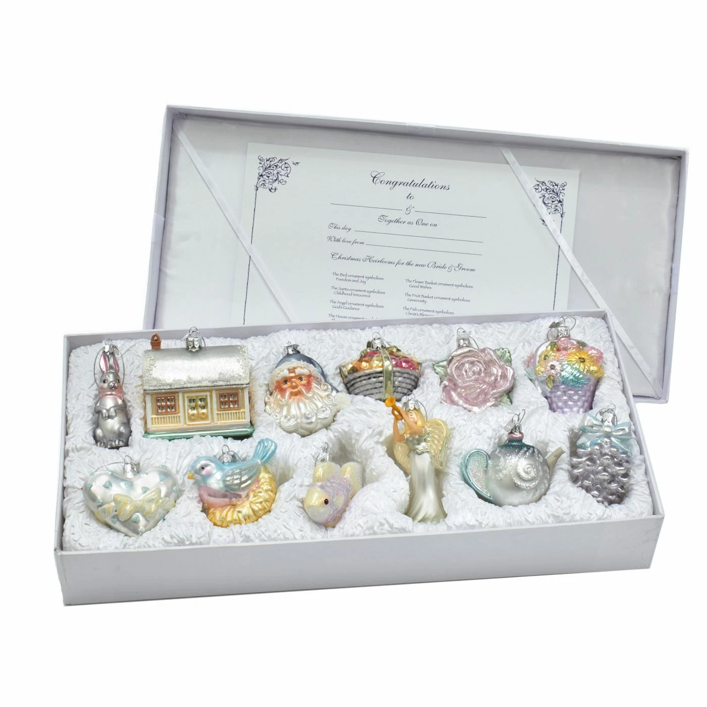 Outlet ๐ Multicolored Ornaments Kurt Adler Noble Gems Newlyweds Glass Tree Ornaments - Set Of 12 ๐ 3 Outlet ๐ Multicolored Ornaments Kurt Adler Noble Gems Newlyweds Glass Tree Ornaments - Set Of 12 ๐