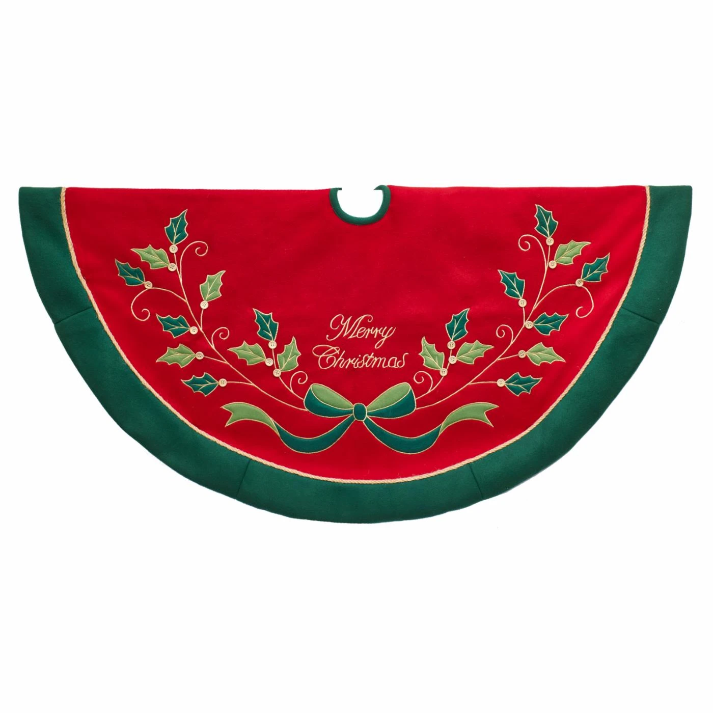 Best Sale ๐ฅฐ Christmas Tree Skirts & Collars Kurt Adler 48 In. Red And Green With Holly Tree ๐ Skirt โ๏ธ 3 Best Sale ๐ฅฐ Christmas Tree Skirts & Collars Kurt Adler 48 In. Red And Green With Holly Tree ๐ Skirt โ๏ธ