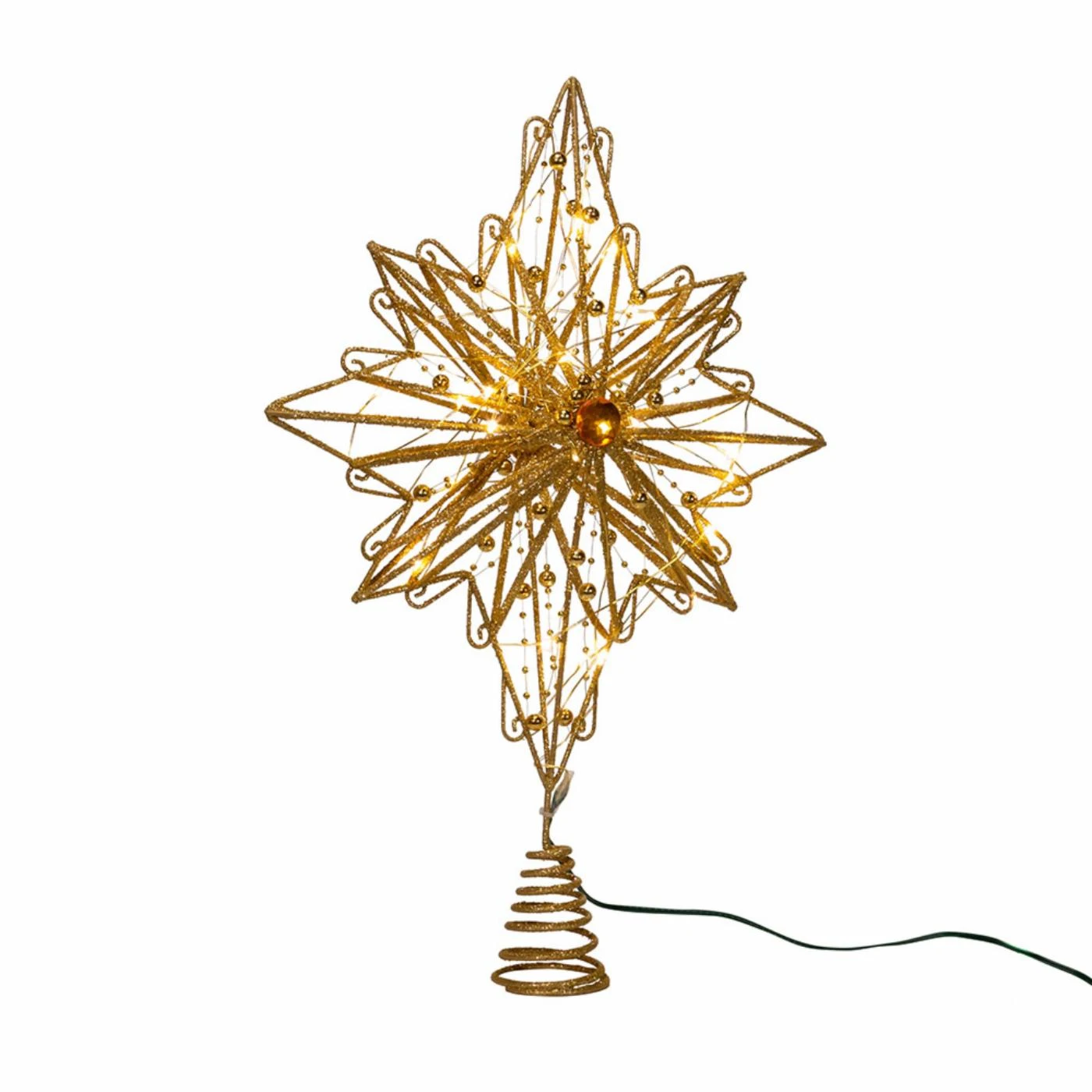 Hot Sale ๐ Kurt S. Adler, Inc. ๐ Christmas Tree Toppers Kurt Adler 15.5-Inch 30-Light Fairy Light Gold Star Treetop โค๏ธ 3 Hot Sale ๐ Kurt S. Adler, Inc. ๐ Christmas Tree Toppers Kurt Adler 15.5-Inch 30-Light Fairy Light Gold Star Treetop โค๏ธ