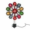 Outlet ✨ Kurt S. Adler, Inc. Christmas Tree Toppers Kurt Adler 11-Inch 11-Light Multi-Color Retro Reflector Tree Topper 🔥 -Jolly Ornaments Shop masterKSA3338