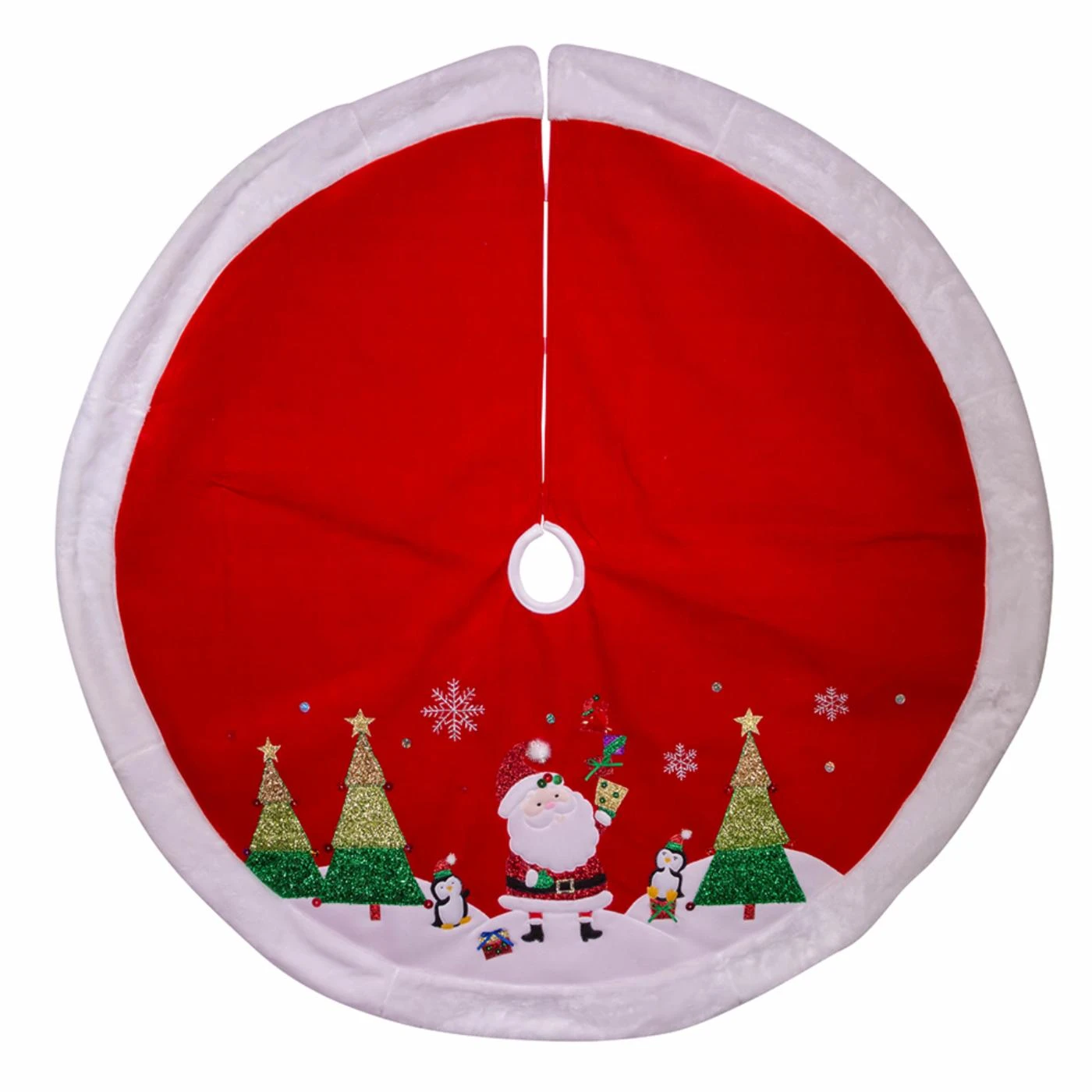 Discount ๐ Kurt S. Adler, Inc. Christmas Tree Skirts & Collars Kurt Adler 48-Inch Red, Green, And White Santa Applique Treeskirt ๐ 2 Discount ๐ Kurt S. Adler, Inc. Christmas Tree Skirts & Collars Kurt Adler 48-Inch Red, Green, And White Santa Applique Treeskirt ๐