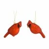Brand new ⭐ Red Ornaments Melrose Royal ⭐ Christmas 4 In. Cardinal Ornament - Set Of 12 ✔️ -Jolly Ornaments Shop masterMELR2357
