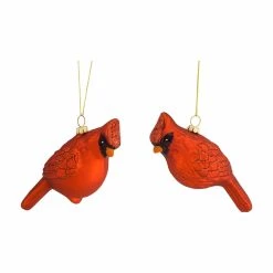 Brand new ⭐ Red Ornaments Melrose Royal ⭐ Christmas 4 In. Cardinal Ornament - Set Of 12 ✔️