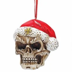Cheap 😉 Multicolored Ornaments Design Toscano Skelly Claus II Holiday Skeleton Ornament 💯