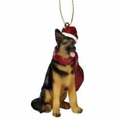 Best deal ❤️ Multicolored Ornaments Design Toscano German Shepherd Holiday Dog Ornament 🌟
