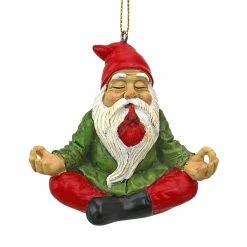 Brand new ✔️ Multicolored Ornaments Design Toscano Zen Gnome Holiday Ornament 👏
