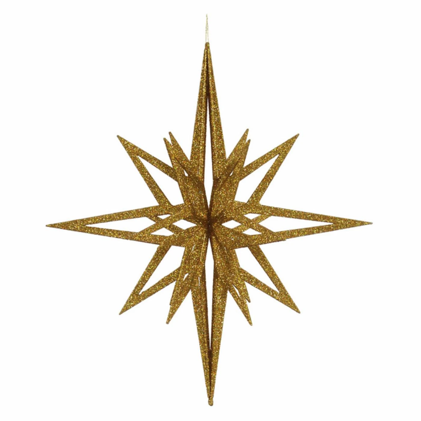 Wholesale ๐ Metallic Ornaments Vickerman 24 In. 3D Glitter Star Ornament ๐ 3 Wholesale ๐ Metallic Ornaments Vickerman 24 In. 3D Glitter Star Ornament ๐