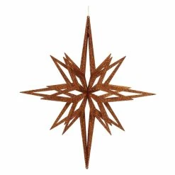 Deals ✔️ Metallic Ornaments Vickerman 32 In. 3D Glitter Star Ornament ✔️