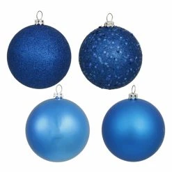 Discount ❤️ Yellow Ornaments Vickerman 2.75 In. 4 Finish Ball Ornament - Set Of 20 ✔️