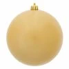Promo 😍 Yellow Ornaments Vickerman 3 In. 🔥 Candy Ball Ornament - Set Of 12 ❤️