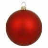 Discount ⭐ Yellow Ornaments Vickerman 6 In. Matte Ball Ornament - Set Of 4 ⌛ -Jolly Ornaments Shop masterVKR3587