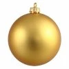 Best deal ✔️ Yellow Ornaments Vickerman 10 In. Matte Ball Ornament 🔔 -Jolly Ornaments Shop masterVKR3596