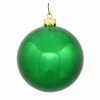 Outlet 🤩 Yellow Ornaments Vickerman 15.75 In. Shiny Ball Ornament 🧨 -Jolly Ornaments Shop masterVKR3604