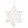 Wholesale 🎉 White Ornaments Vickerman 30 In. Glitter Snowflake Ornament ⌛ -Jolly Ornaments Shop masterVKR3874