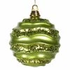 Cheapest ✨ Metallic Ornaments Vickerman 8 In. Glitter Wave 🥰 Candy Ball Ornament 🌟 -Jolly Ornaments Shop masterVKR3880