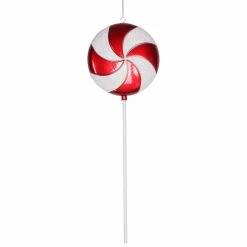 Promo 😍 White Ornaments Vickerman 24 In. Candy Lollipop Ornament ✔️