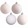 Wholesale 🎁 Metallic Ornaments Vickerman 4.75 In. Multi Finish Ball Ornament - Set Of 4 🔥 -Jolly Ornaments Shop masterVKR3962