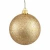 Flash Sale 🌟 Yellow Ornaments Vickerman 6 In. Sequin Ball Shatterproof Ornament - Set Of 4 ❤️ -Jolly Ornaments Shop masterVKR3965