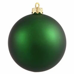 New 💯 Green Ornaments Vickerman 8 In. Matte Shatterproof Ball Ornament 🎁