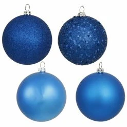 Hot Sale ❤️ Yellow Ornaments Vickerman 3 In. 4 Finish Ball Ornament - Set Of 32 😉