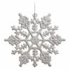 Best Sale ๐งจ Metallic Ornaments Vickerman 4 In. Silver Glitter Snowflake - Set Of 24 ๐ 2 Best Sale ๐งจ Metallic Ornaments Vickerman 4 In. Silver Glitter Snowflake - Set Of 24 ๐ -Jolly Ornaments Shop masterVKR880