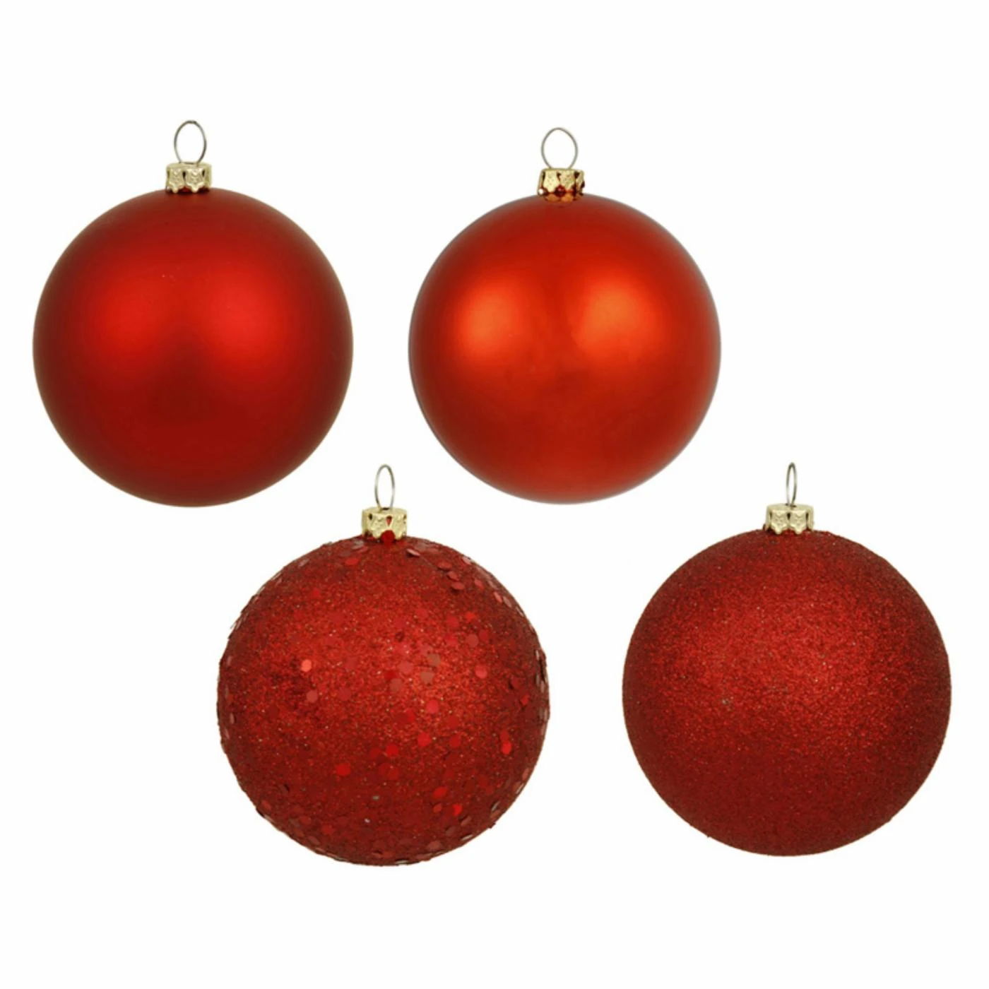 Top 10 โค๏ธ Red Ornaments Vickerman 2.4 In. Red 4 Finish Ornament Assorted - Set Of 24 ๐ 3 Top 10 โค๏ธ Red Ornaments Vickerman 2.4 In. Red 4 Finish Ornament Assorted - Set Of 24 ๐