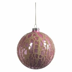 Best Pirce ๐ฅ All Other Brands Yellow Ornaments Abstract Beaded Hanging Ball Ornament - Set Of 4 โ๏ธ
