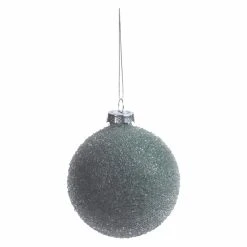 Brand new ❤️ All Other Brands Green Ornaments Frosted Green Beaded Christmas Ball Ornament - Set Of 6 🔥