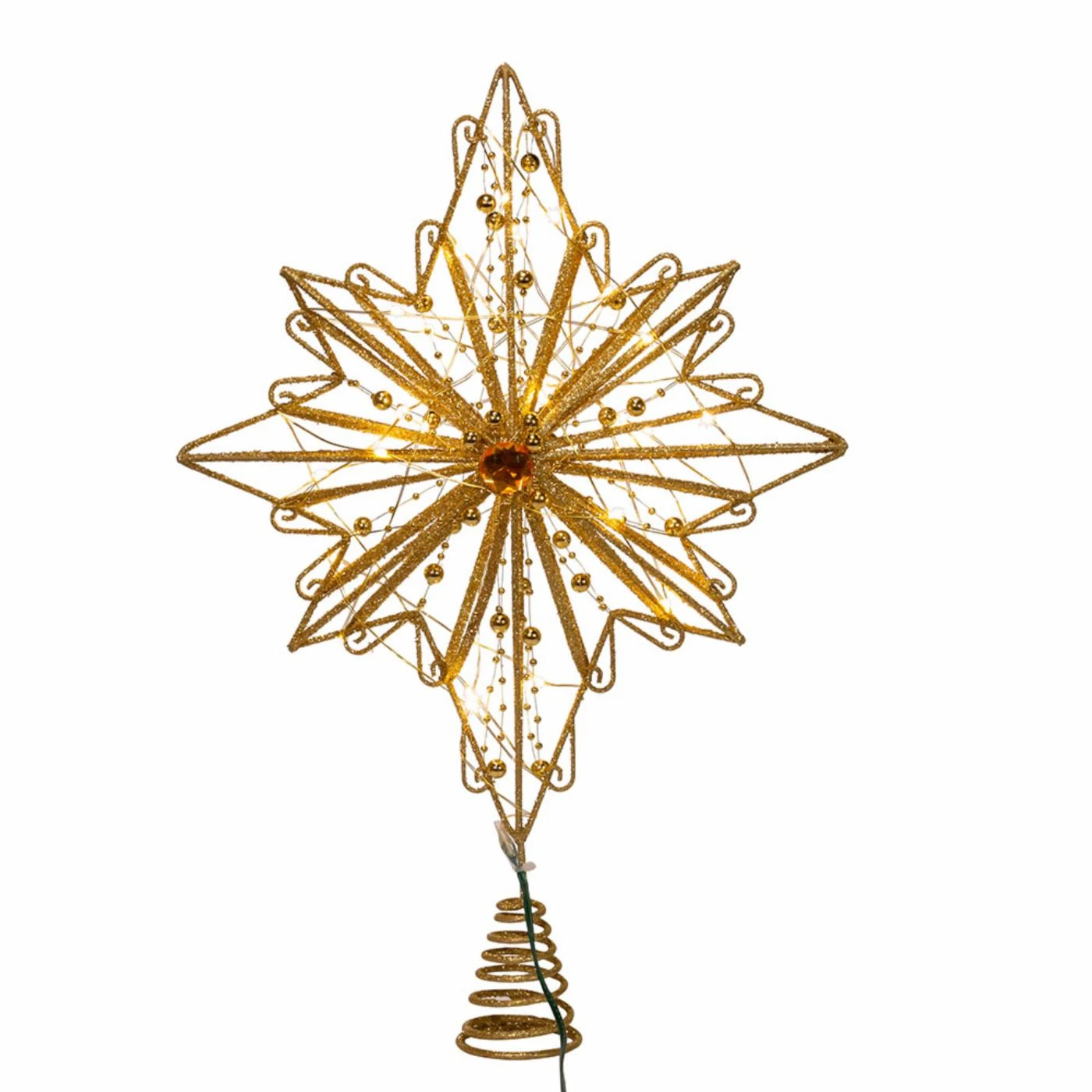 Hot Sale ๐ Kurt S. Adler, Inc. ๐ Christmas Tree Toppers Kurt Adler 15.5-Inch 30-Light Fairy Light Gold Star Treetop โค๏ธ 6 Hot Sale ๐ Kurt S. Adler, Inc. ๐ Christmas Tree Toppers Kurt Adler 15.5-Inch 30-Light Fairy Light Gold Star Treetop โค๏ธ - Image 4