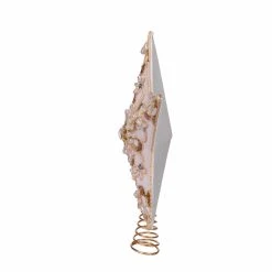 Best deal ❤️ Kurt S. Adler, Inc. ❄ Christmas Tree Toppers Kurt Adler 13.5-Inch 5-Point White And Gold Star Treetop ✔️ 12 Best deal ❤️ Kurt S. Adler, Inc. ❄ Christmas Tree Toppers Kurt Adler 13.5-Inch 5-Point White And Gold Star Treetop ✔️ -Jolly Ornaments Shop scaleKSA3316