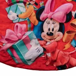 Discount 😀 Christmas Tree Skirts & Collars Kurt Adler 48-Inch Disney® Mickey And Friends Tree Skirt 😉 -Jolly Ornaments Shop scaleKSA3390