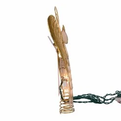 Outlet 🔥 Kurt S. Adler, Inc. ❄ Christmas Tree Toppers Kurt Adler 10-Inch UL 10-Light Capiz Angel Lighted Tree Topper ⌛ -Jolly Ornaments Shop scaleKSA3625